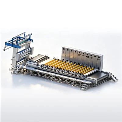 Stoff-Rotationssiebdruckmaschine